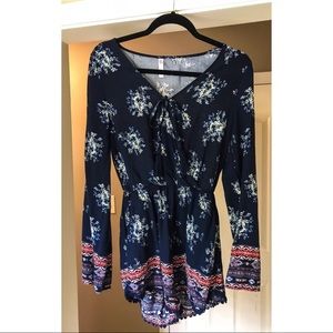 Flared Sleeve ROMPER / Small